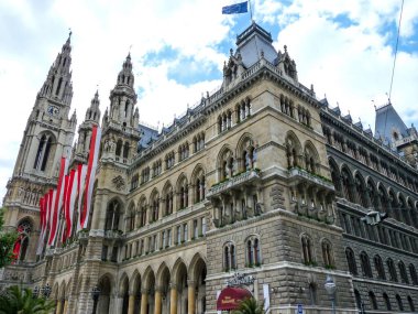 Viyana, Avusturya - 2 Mayıs 2009 - Viyana Belediye Binası, Avrupa