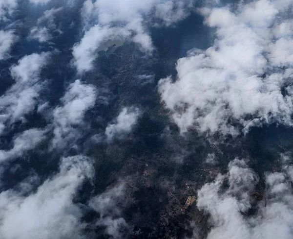 Indien Bangalore Till Mumbai Asien Moln Himlen — Stockfoto