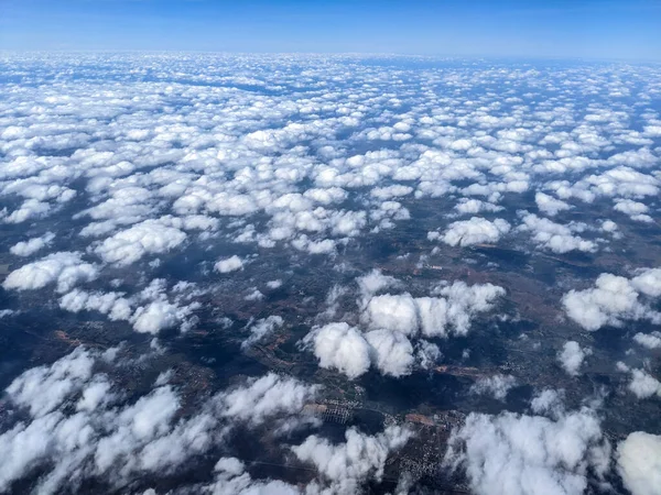 India Bangalore Naar Mumbai Azië Wolken Lucht Stockfoto