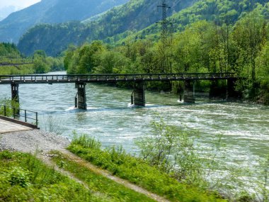Avusturya, Salzburg, Avrupa, Nehir üzerindeki Köprü