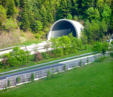 Avusturya, Salzburg, Avrupa, araba tüneline giriş