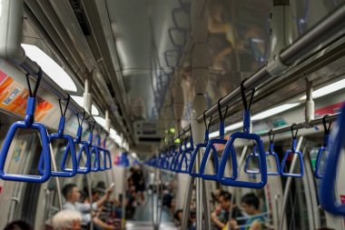 Singapur, Asya, Güneydoğu Asya, bir tramvaya yakın çekim