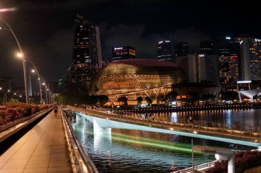 Singapore, Asia, South East Asia, Cavenagh Bridge, clipart