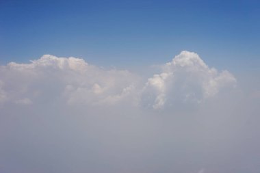 Gökyüzünden, buluttan, gökyüzünden, Hindistan 'dan bir grup buluttan görüntü