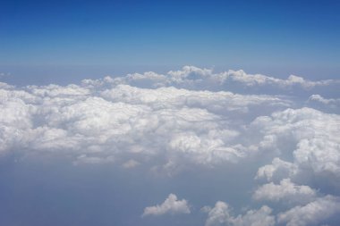 Gökyüzünden, buluttan, gökyüzünden, Hindistan 'dan bir grup buluttan görüntü