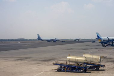 Hyderabad, Telangana - 29 Mart 2022: Hyderabad Uluslararası Havaalanı Hyderabad, Telangana, Hindistan