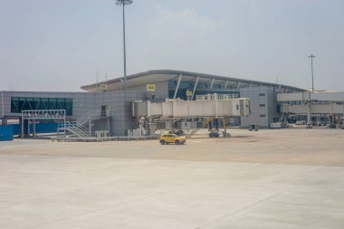 Bangalore, Karnataka - 29 Mart 2022: Kempegowda Uluslararası Havaalanı Bangalore, Karnataka, Hindistan