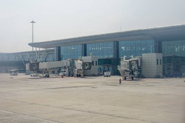 Bangalore, Karnataka - 27 Mart 2022: Kempegowda Uluslararası Havaalanı Bangalore, Karnataka, Hindistan