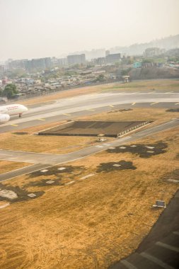 Mumbai, Hindistan - 5 Nisan 2019: Chhatrapati Shivaji Maharaj Uluslararası Havalimanı, Maharashtra, Mumbai, Hindistan