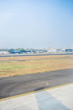 Mumbai, Hindistan - 5 Nisan 2019: Chhatrapati Shivaji Maharaj Uluslararası Havalimanı, Maharashtra, Mumbai, Hindistan