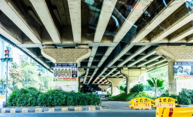 Mumbai, Hindistan - 7 Nisan 2019 Mumbai Trafik Polisi Mumbai, Maharashtra, Mumbai, Hindistan