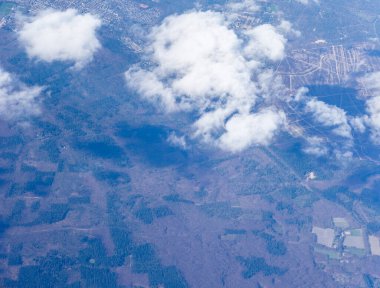 Hollanda, Hollanda, Hollanda, gökyüzünde bir grup bulut