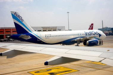 Bengaluru, Hindistan - 7 Nisan 2019: Bengaluru Kempegowda Uluslararası Havaalanı, Bangalore