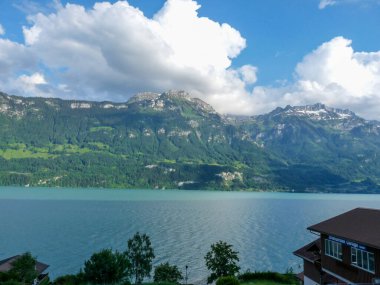 İsviçre, Meiringen - 31 Mayıs 2009: İsviçre, Avrupa 'daki Brienzersee Garajı