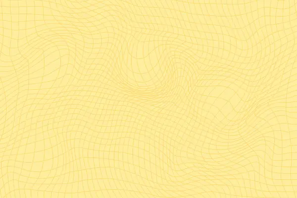 黄色复古迷幻棋盘图案 华丽的时髦的纹理 平面样式的鱼群矢量图解 矢量图形