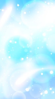 Blue energy flare background story set with light effects and sparkles. Stock vector illustration in realistic anime style. Can be used as wallpaper.