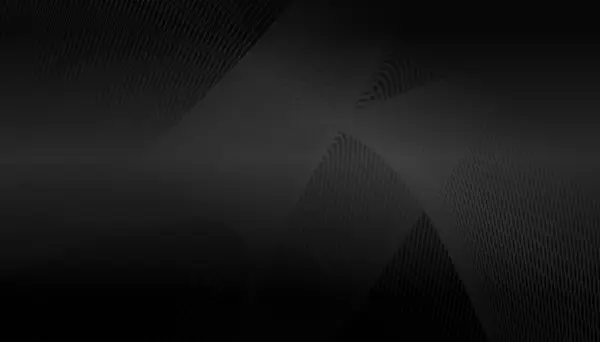 Dalgalı soyut koyu arkaplan. Siyah duvar kağıdı. Poster, web sitesi, broşür, afiş için şık bir zemin. Stok vektör illüstrasyonu