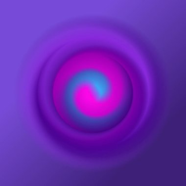 Dönen mor ve pembe girdap hipnotik soyut bir etki yaratıyor.