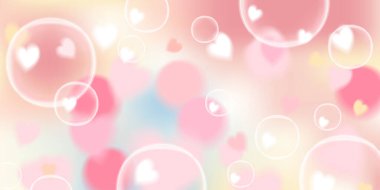 Altın sarısı ve şeftali rengi bir vektör arkaplanı. Yumuşak kalp kabarcıkları sihirli bir bokeh etkisi yaratıyor. Bu sıcak, aydınlık resim zarif ve neşeli bir dokunuş getiriyor, düğün tasarımları, tebrik kartları, aşk temalı sanat eserleri için ideal.