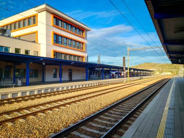 Beroun, Bohemya 'nın merkezi, tren istasyonu.