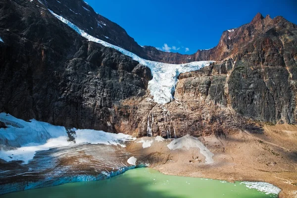 Glaciar Ángel Parque Nacional Jasper Alberta Canadá Imagen De Stock
