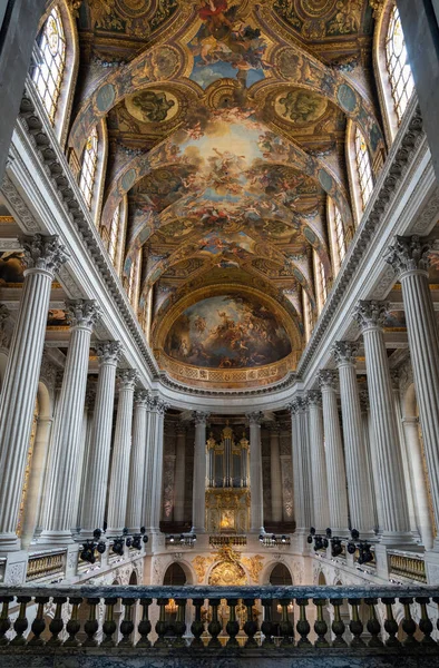 Версаль Франція Березня 2023 Перший Поверх Королівської Каплиці Версальського Шато — стокове фото