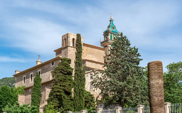 Royal Carthusian Monastery Real Cartuja Valldemossa Traditionell Tramuntana Berget Mallorca — Stockfoto