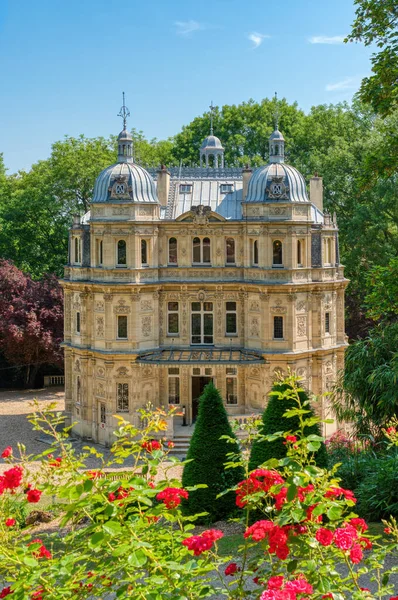 法国玛丽港 2023年6月13日 基督山堡的外部景观 这座城堡位于离巴黎20公里处 1846年至1851年是亚历山大 杜马斯的住所 — 图库照片