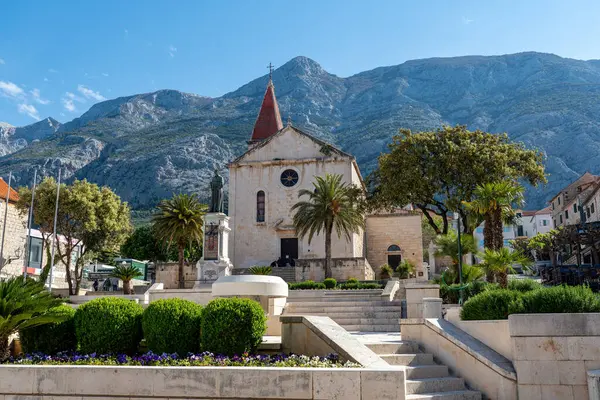 Hırvatistan 'ın Makarska kentindeki Evangelist Katedrali Aziz Mark
