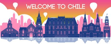 Şili 'nin siluet tasarımlı ünlü simgesi