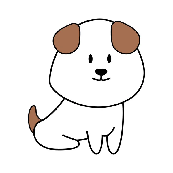 卡通版狗的客户 图库矢量图片