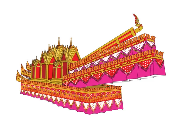 Таїланд Circa Монтра Рік Реалістичне Гарне Мистецтво Банґфай Рока — стоковий вектор