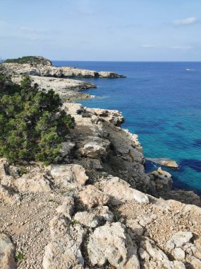 Portinax, İbiza 'nın İHA görüntüsü