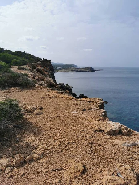 Drone Immagine Portinax Ibiza — Foto Stock