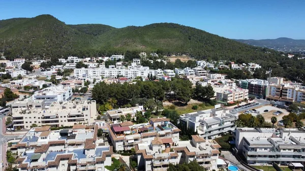 Drone Shot Santa Eulria Des Riu Ibiza — Stock Photo, Image