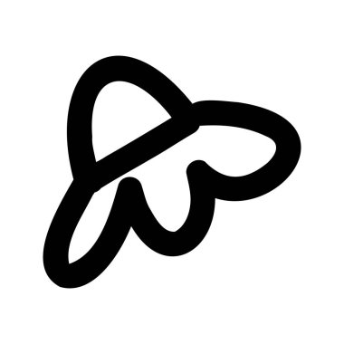 Flower cartoon illustration doodle style. Hand drawn line sketch floral vector icon