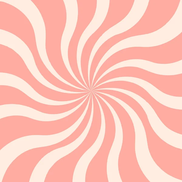 Retro Background Color Sunburst Starburst Pattern Vintage Color Palette Swirl — Stock Vector