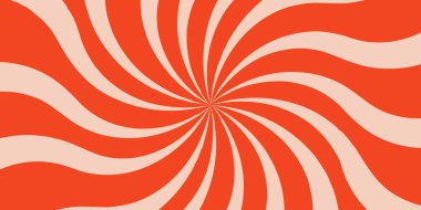 1970 'lerin hippi tarzında asit dalgası gökkuşağı çizgisi. 70 'lerin modası geçmiş 60' ların karnaval duvar kağıdı desenleri. Harika bir Noel psikedelik poster geçmişi. Vektör tatil tasarımı illüstrasyonu