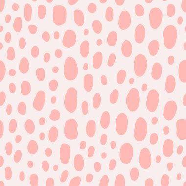 Soyut pastel organik lekeler yumuşak pastel renklerde pürüzsüz bir desen. Organik çiçek kabarcığı basit düz bir şekilde neşeli bir arkaplan şekillendirir. El çizimi cinsiyet ayrımı olmayan pastel safari çocuk odası baskısı..