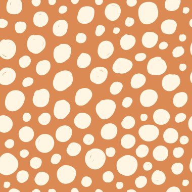 Bohem bebek kusursuz desen. Basit noktalı şirin bebek boho kusursuz desen. Çocukların kumaş ve bebek odası dekoru için yumuşak renkli evren yüzey tasarımı. Cinsiyet ayrımı yok. Vektör İllüstrasyonu