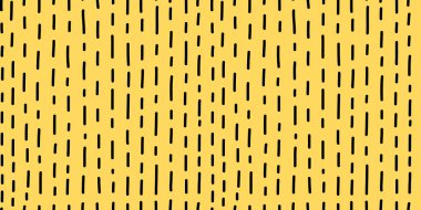 Düzensiz çizgilerle çizilmiş siyah ve sarı karalama desenleri. Oyuncu ve modern tasarım, tekstil, ambalaj, duvar kağıtları ve markalaşma projeleri için mükemmel. Vektör illüstrasyonu