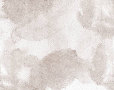 Sıcak bej ve sepia tonlarında suluboya desen, yıllanmış kağıda benziyor. Gradyan ve organik akışla el boyaması sanatsal arka plan. Eski tasarımlar ve yaratıcı projeler için ideal