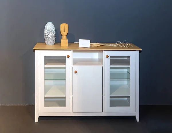 Retro Küchenschrank Möbel Dekor Wohnbereich — Stockfoto