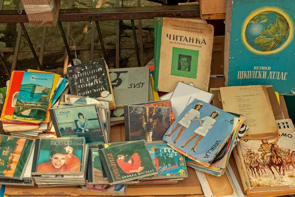 Belgrad Sırbistan Nisan 2023 Eski Ikinci Basım Kitaplar Ler Belgrad — Stok fotoğraf