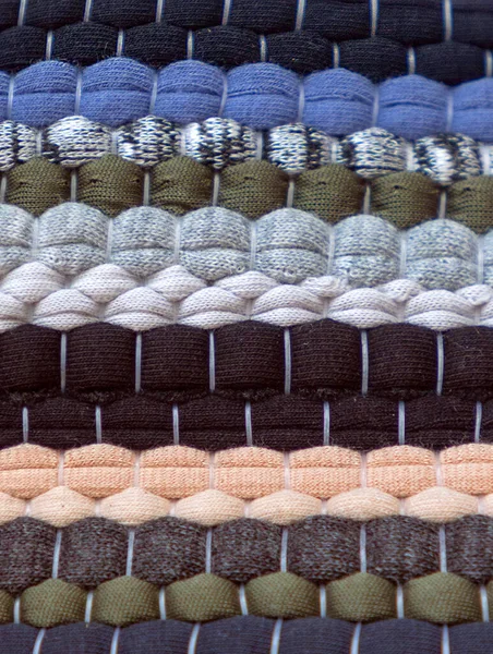 ファッション業界のテーラリングの装飾要素として使用されるカラフルなロープパターンの背景 — ストック写真