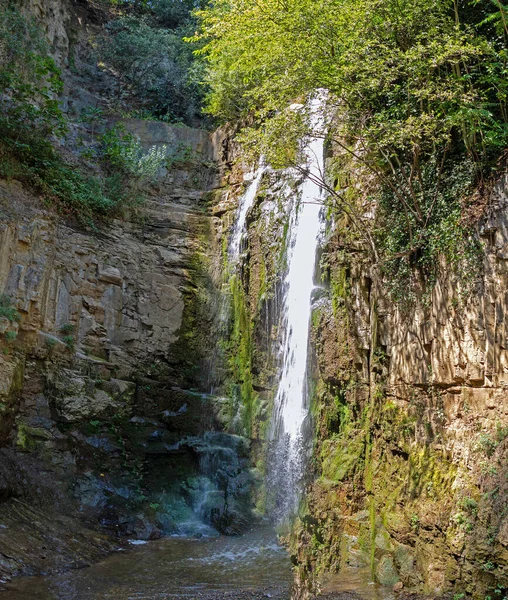 Nature Waterfall Leghvtakhevi Tbilisi Capital Georgia — Stock Photo, Image