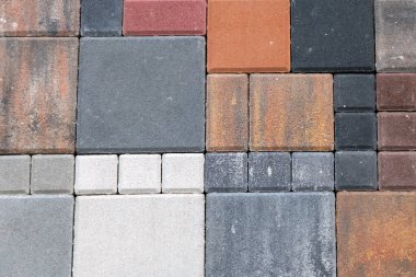 Renkli taş endüstriyel malzeme desen arkaplanı