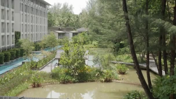 Septembre 2022 Phangnga Thaïlande Paysage Vue Naturelle Intérieur Vacances Vacances — Video