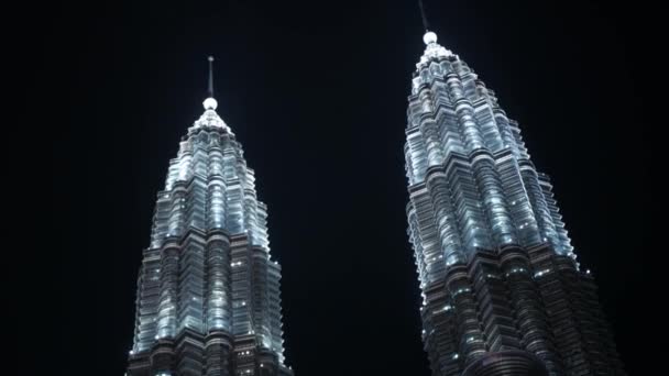 August 2022 Kuala Lumpur Malaysia Low Angle View Upto Highrise — Stock Video