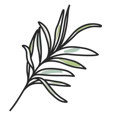 Modern soyut çizgiler ve sanat arka planında duvar dekorasyonu, kartpostal veya broşür kapağı tasarımı için farklı şekiller barındırır. Vektör çizimleri tasarımı